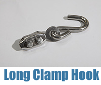 Langer Haken mit Klemme